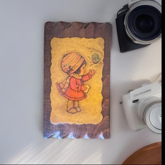 Vintage Cozy Winter Cottage Art - Picture 2 of 10